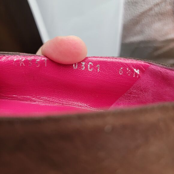 emanuel ungaro Vintage Size 6.5 Suede Y2K Loafers Slip On Shoes Round Toe - Picture 10 of 10